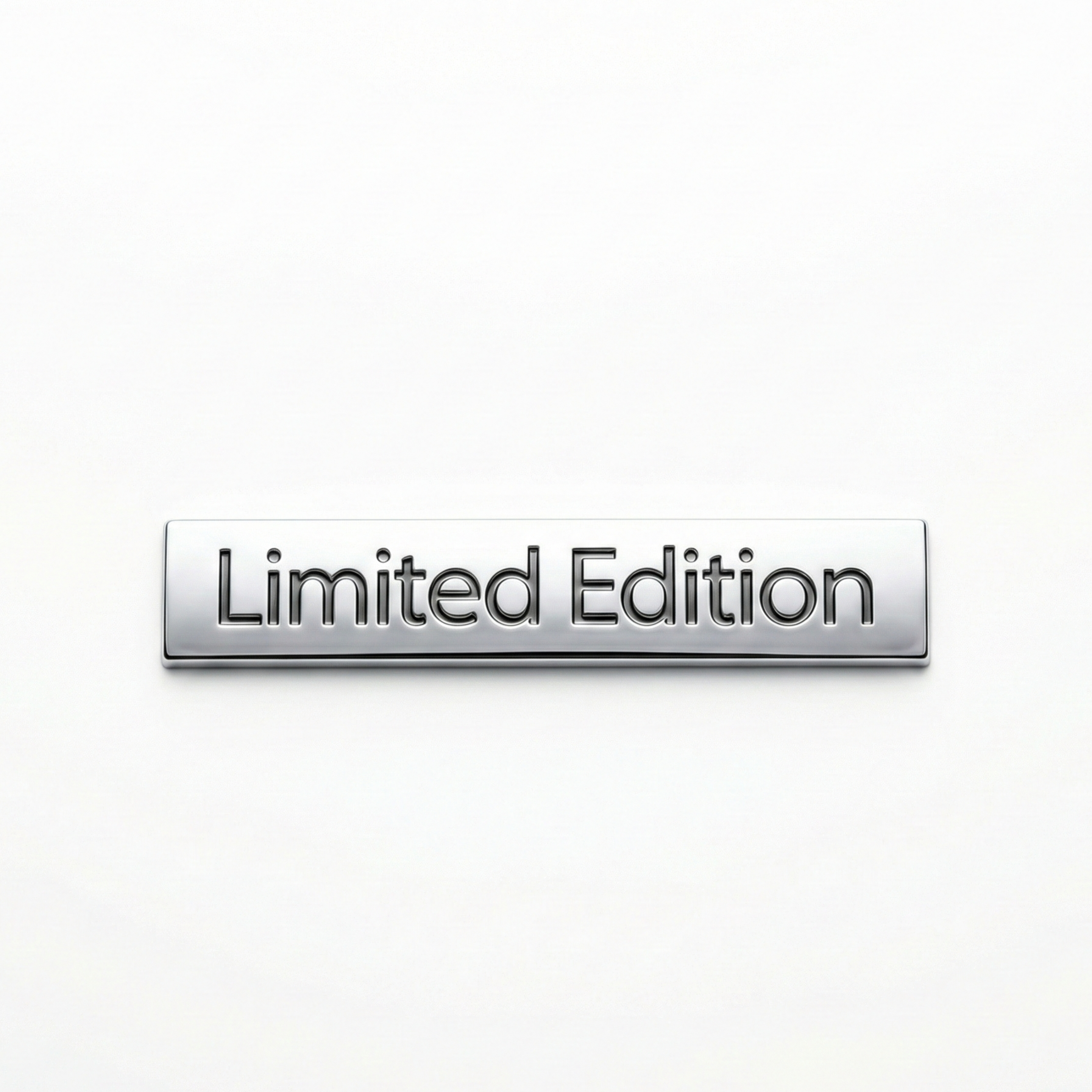 Carsonify 3D Metal Limited Edition Car Badge Emblem Sticker | Premium Aluminum Alloy Chrome Limited Edition Logo Decal | Self-Adhesive Metallic Badge for Car, Bike & SUV Exterior | Stylish Auto Decoration Accessory