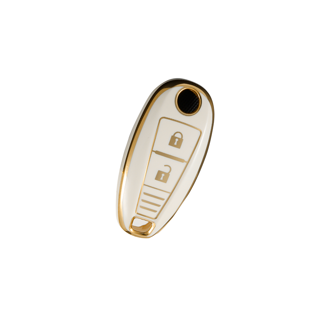 Acto TPU Gold Series Car Key Cover With TPU Gold Key Chain For Suzuki Ciaz