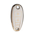 Acto TPU Gold Series Car Key Cover With Diamond Key Ring For Suzuki S-cross