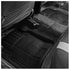 Car Rubber Foot Mat Set of 4 Pieces in Black Color