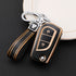 Acto TPU Gold Series Car Key Cover With TPU Gold Key Chain For Toyota Crysta