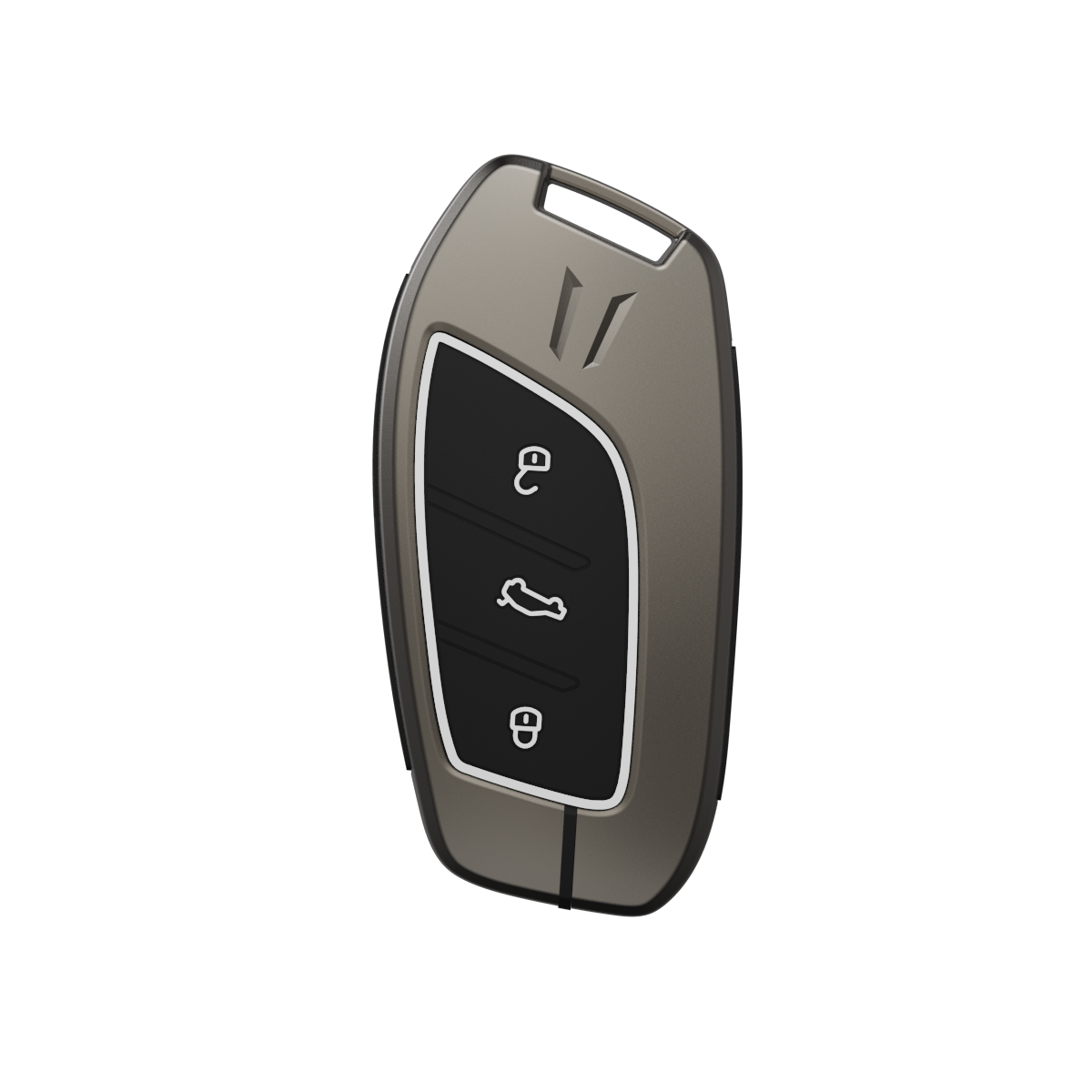 Acto Metal Sapphire Key Cover and Key chain Compatible with MG Astor I Hector I Comet EV I Hector plus I Gloster I ZS EV I ZS Pack of 1 Set (Glow in the Night)