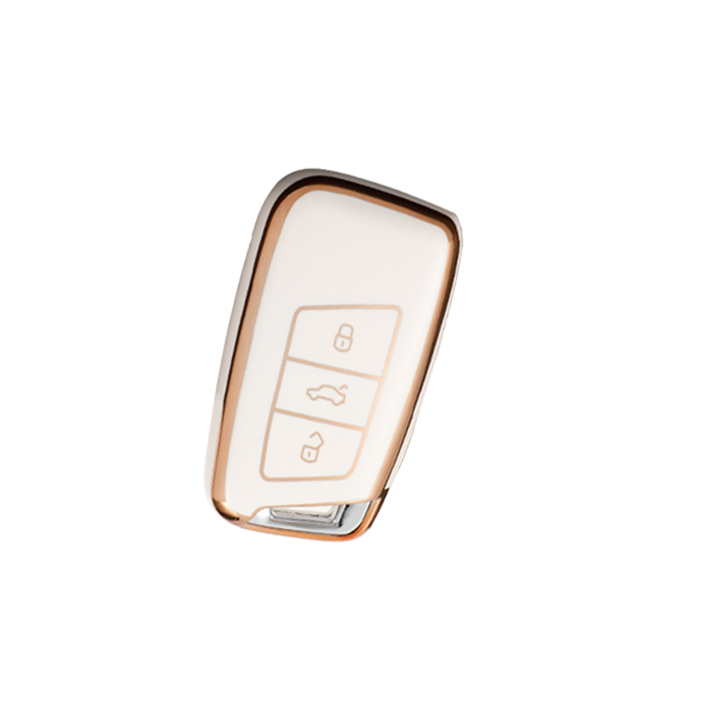 Acto TPU Gold Series Car Key Cover For Skoda Kodiaq