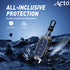 Acto Metal Sapphire Key Cover and Key chain Compatible with Tata Curvv Pack of 1 Set (Glow in the Night)
