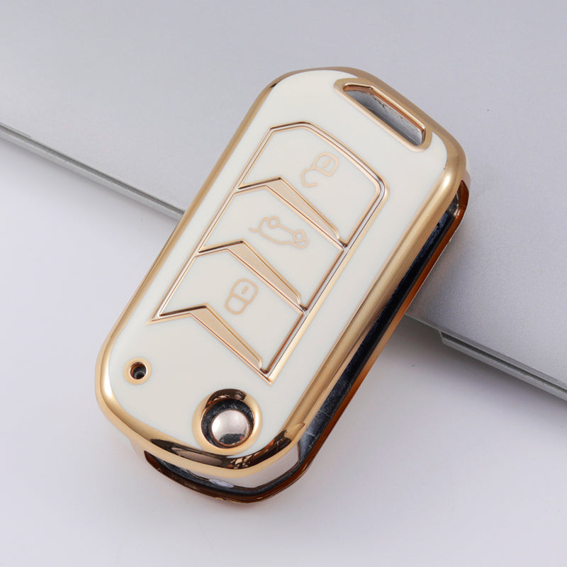 Acto TPU Gold Series Car Key Cover For Mahindra Scorpio 2019+