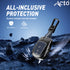 Acto Metal Sapphire Key Cover and Key chain Compatible with Hyudai I-10 Grand, Santro Pack of 1 Set (Glow in the Night)