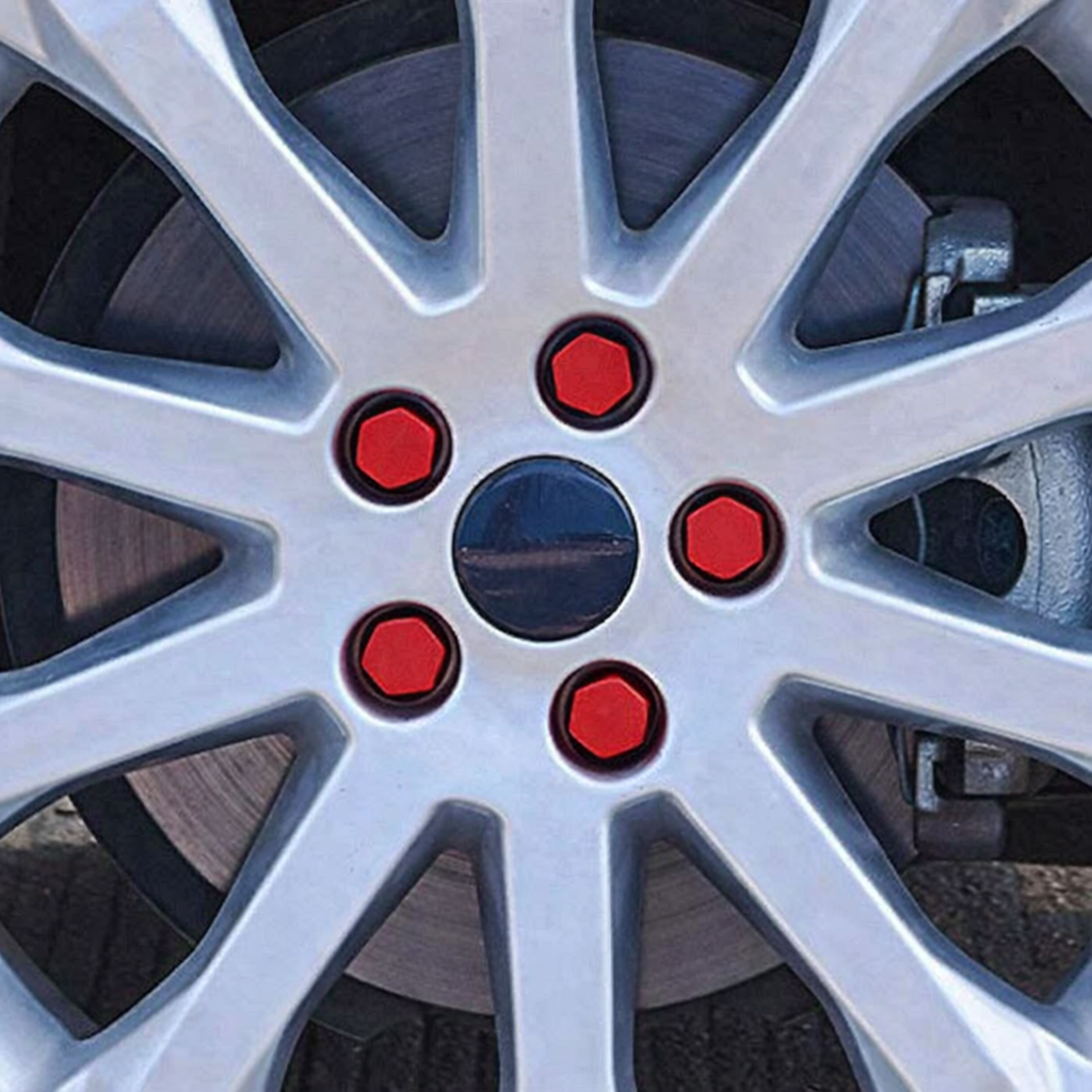 Silicone car Wheel Nut Bolts Cover Dust Protective tyre Screw Cap Cover (19mm, Pack of 20pcs)