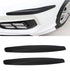 Car Bumper Protector for Car Corner Black Carbon Rubber Design Compatible with  All Cars Set of 4