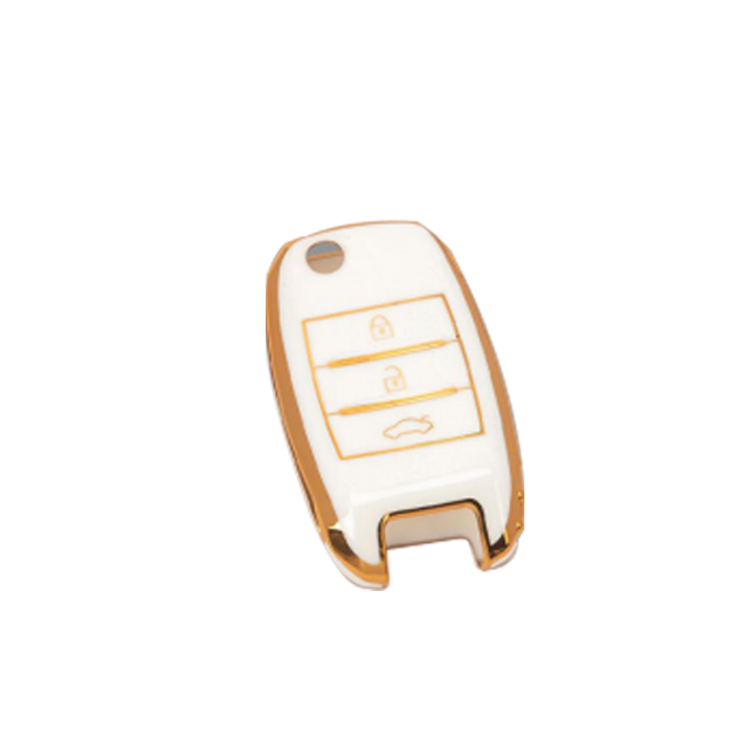 Acto TPU Gold Series Car Key Cover For Kia Carens