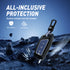 Acto Metal Sapphire Key Cover and Key chain Compatible with MG Windsor EV I Astor I Hector I Comet EV I Hector plus I Gloster I ZS EV I ZS Pack of 1 Set (Glow in the Night)