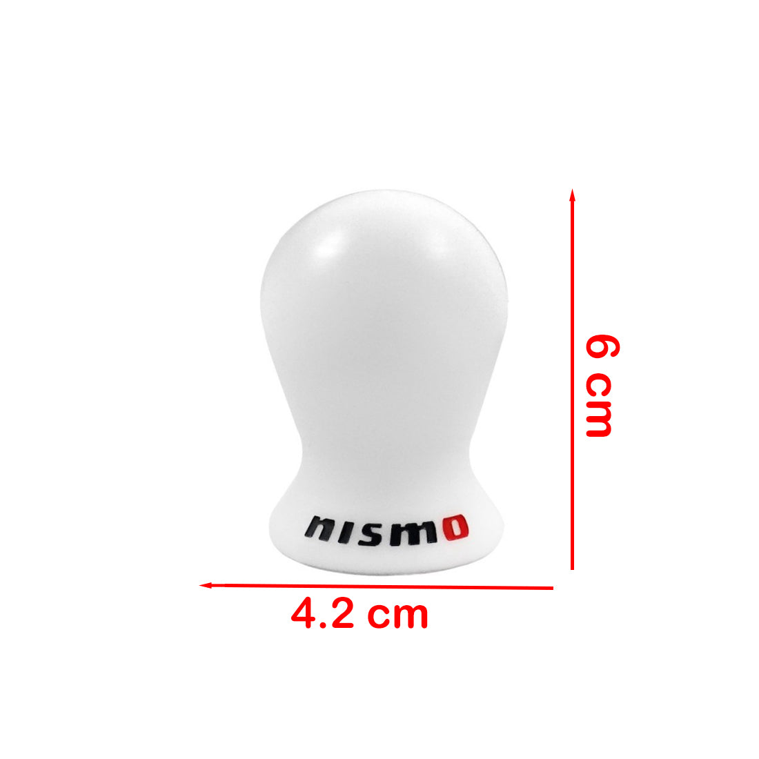 GEAR KNOB NISMO IN WHITE COLOR PACK OF 1