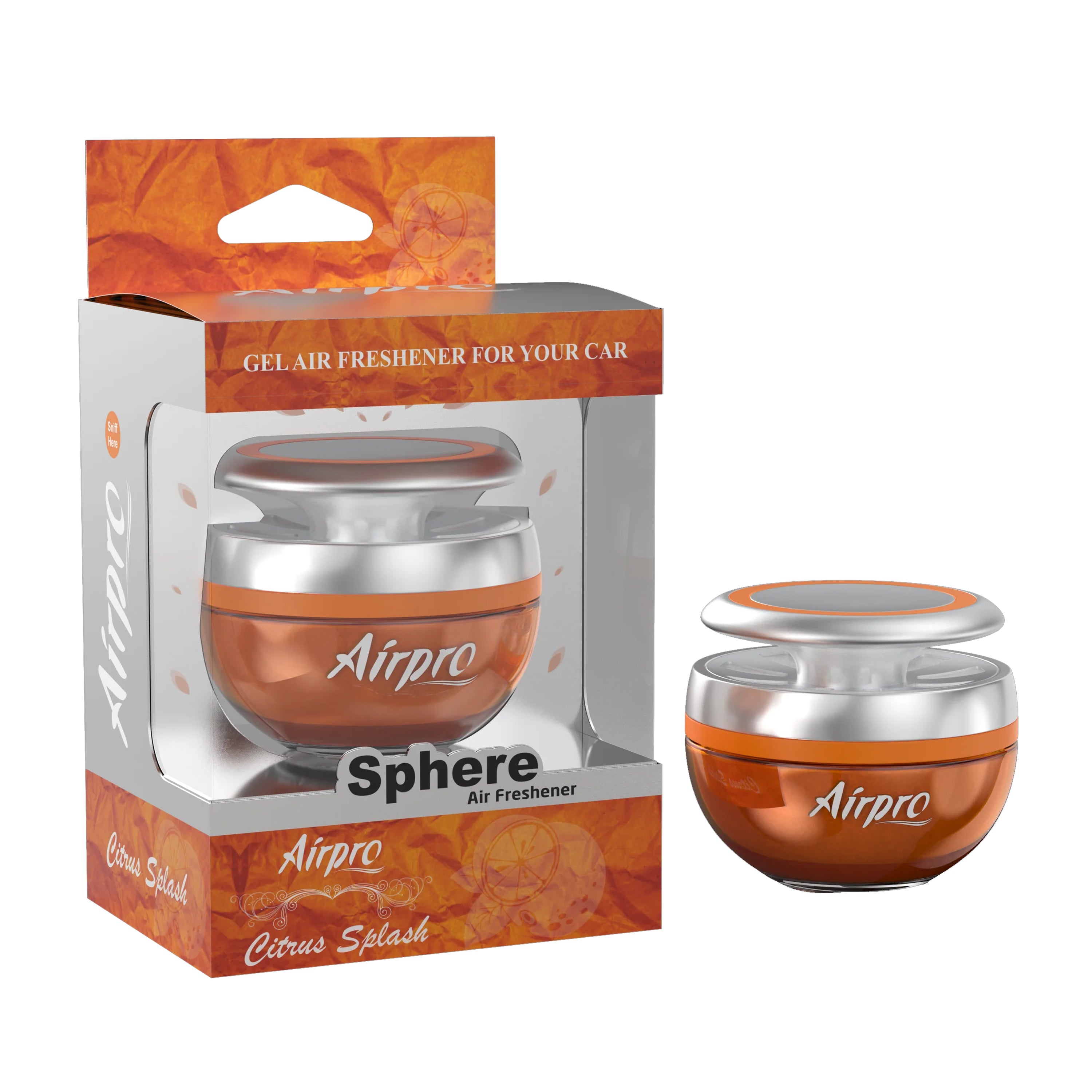 Airpro Luxury Popular Sphere Car Perfume/Air Freshners For Car Dashboard | Long Lasting Fragrance To Freshen'Up Your Car