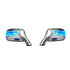 Car Bonnet Front Fender Chrome Bonnet Mirror With Indicator (set of 2)