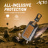 Acto Metal Sapphire Key Cover and Key chain Compatible with Suzuki New Dzire I New Ertiga Pack of 1 Set (Glow in the Night)