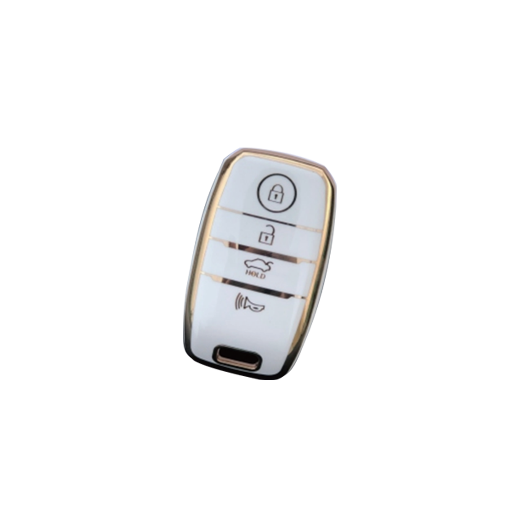 Acto TPU Gold Series Car Key Cover For Kia Seltos