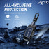 Acto Metal Sapphire Key Cover and Key chain Compatible with Hyudai  Aura I I10 Grand Nios I i20  (2021) I Creta I i20 Active I I-20 Elite I Xcent 2019+ Pack of 1 Set (Glow in the Night)