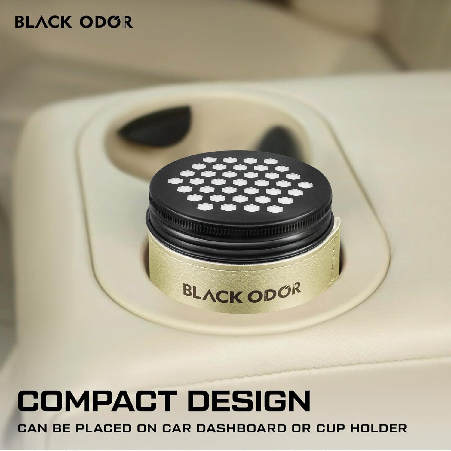 Black Odor Fashion Car Fragrance Scented Air Freshener Perfume Gel For Car/Home/Office (100Gm)