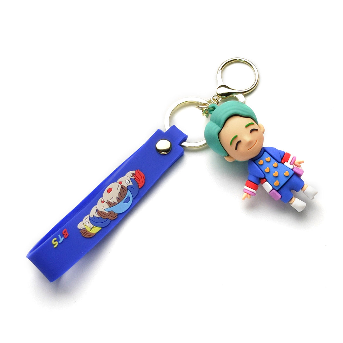 3D PVC Cartoon Keychain BTS