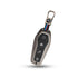 Acto Metal Sapphire Key Cover & Key Chain Compatible with BYD Atto 3, Seal, Sealion & eMax7 3 Button Smart Key | Premium Zinc Alloy Case | Glow-in-the-Dark Buttons | 360° Full Protection | Pack of 1