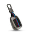 Acto Metal Sapphire Key Cover and Key chain Compatible with Hyudai I-10 Grand, Santro Pack of 1 Set (Glow in the Night)