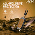 Acto Metal Sapphire Key Cover and Key chain Compatible with Tata Curvv Pack of 1 Set (Glow in the Night)