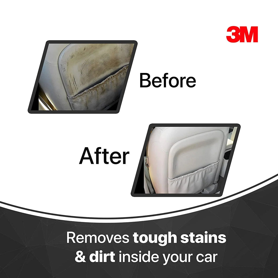 3M Foaming Car Interior Cleaner Spray – Multi-Surface Upholstery, Dashboard, Carpet & Seat Cleaning Foam – Removes Tough Dirt & Stains – 580gm