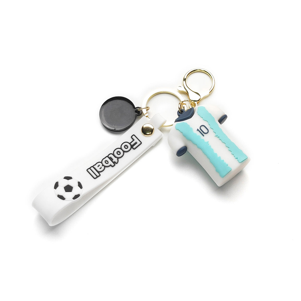 3D PVC Cartoon Keychain Football Jersey