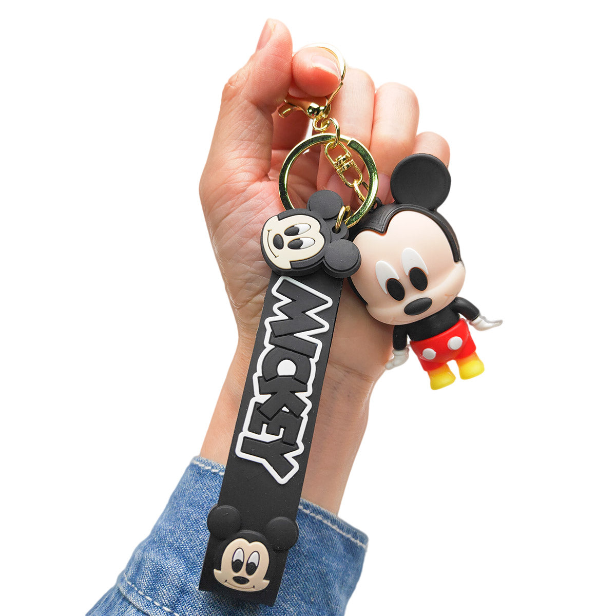 3D PVC Cartoon Keychain Mickey Mouse