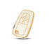 Acto TPU Gold Series Car Key Cover With Diamond Key Ring For Ford Aspire