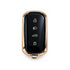 TPU Gold Series Key Cover for Tata Curvv | Sierra - TAT-8