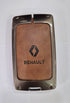 ACTO Metal Leather Car key cover with key chain Compatible With Renault