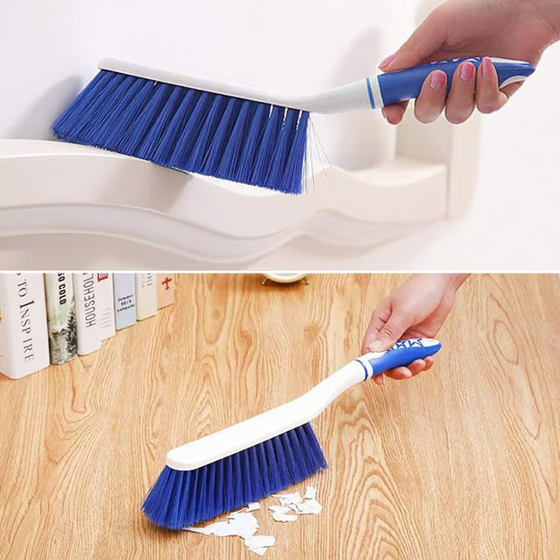 Car Dust Cleaning Brush Car Seat, Bed, Sofa, Curtains, Mats and Household Upholstery Cleaning Carpet Brush Plastic