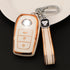 Acto TPU Gold Series Car Key Cover With TPU Gold Key Chain For Toyota Fortuner