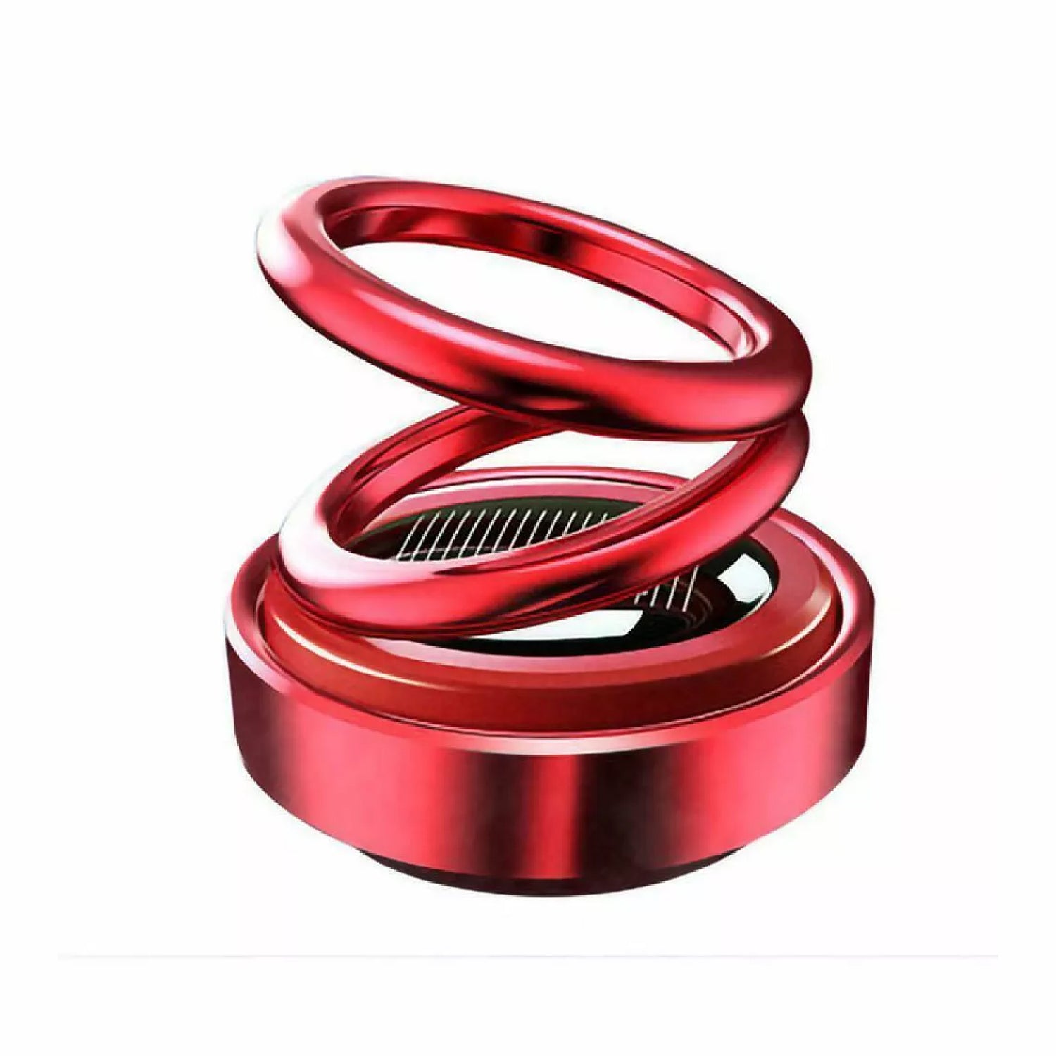 Air Freshener For Car Dashboard Solar Energy Ring Decoration Car Fragrance Double Auto Rotating Aromatherapy