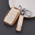 Acto TPU Gold Series Car Key Cover With TPU Gold Key Chain For Kia Sonet