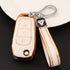 Acto TPU Gold Series Car Key Cover With TPU Gold Key Chain For Ford Figo Flipkey