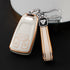 Acto TPU Gold Series Car Key Cover With TPU Gold Key Chain For Audi Q3