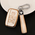 Acto TPU Gold Series Car Key Cover With TPU Gold Key Chain For Land Rover Defender