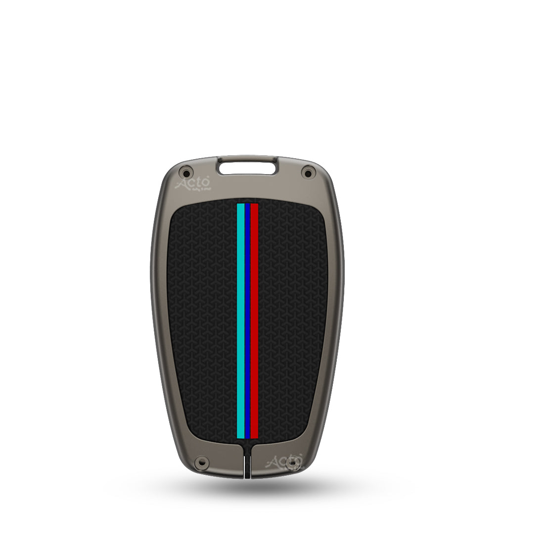 Acto Car Key Cover Metal Silicone Compatible with Tata
