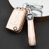 Acto TPU Gold Series Car Key Cover With TPU Gold Key Chain For Skoda Tiguan