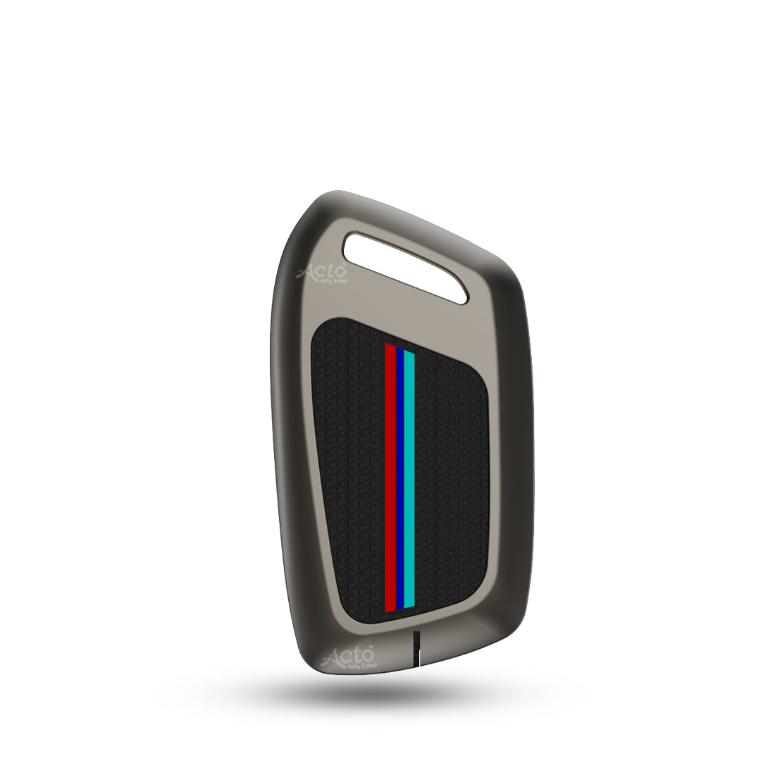 Acto Car Key Cover Metal Silicone Compatible with MG