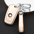 Acto TPU Gold Series Car Key Cover With TPU Gold Key Chain For BMW 6 Series