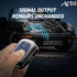 Acto Metal Sapphire Key Cover and Key chain Compatible with Hyudai I-10 Grand, Santro Pack of 1 Set (Glow in the Night)