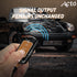 Acto Metal Sapphire Key Cover and Key chain Compatible with Tata Bolt I Nexon I Tigor I Hexa I Tiago I Zest Pack of 1 Set (Glow in the Night)