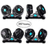 WINNER Car Fan 12V 360 Degree Rotatable Dual Head Speed Quick & Strong Dashboard Auto Cooling Air Fan