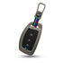 Acto Metal Sapphire Key Cover and Key chain Compatible with Hyudai  Aura I Elantra I I10 Grand Nios I i20 Elite I Verna 4S I Creta I i10 Grand I i20 Active I Tucson I Xcent Pack of 1 Set (Glow in the Night)