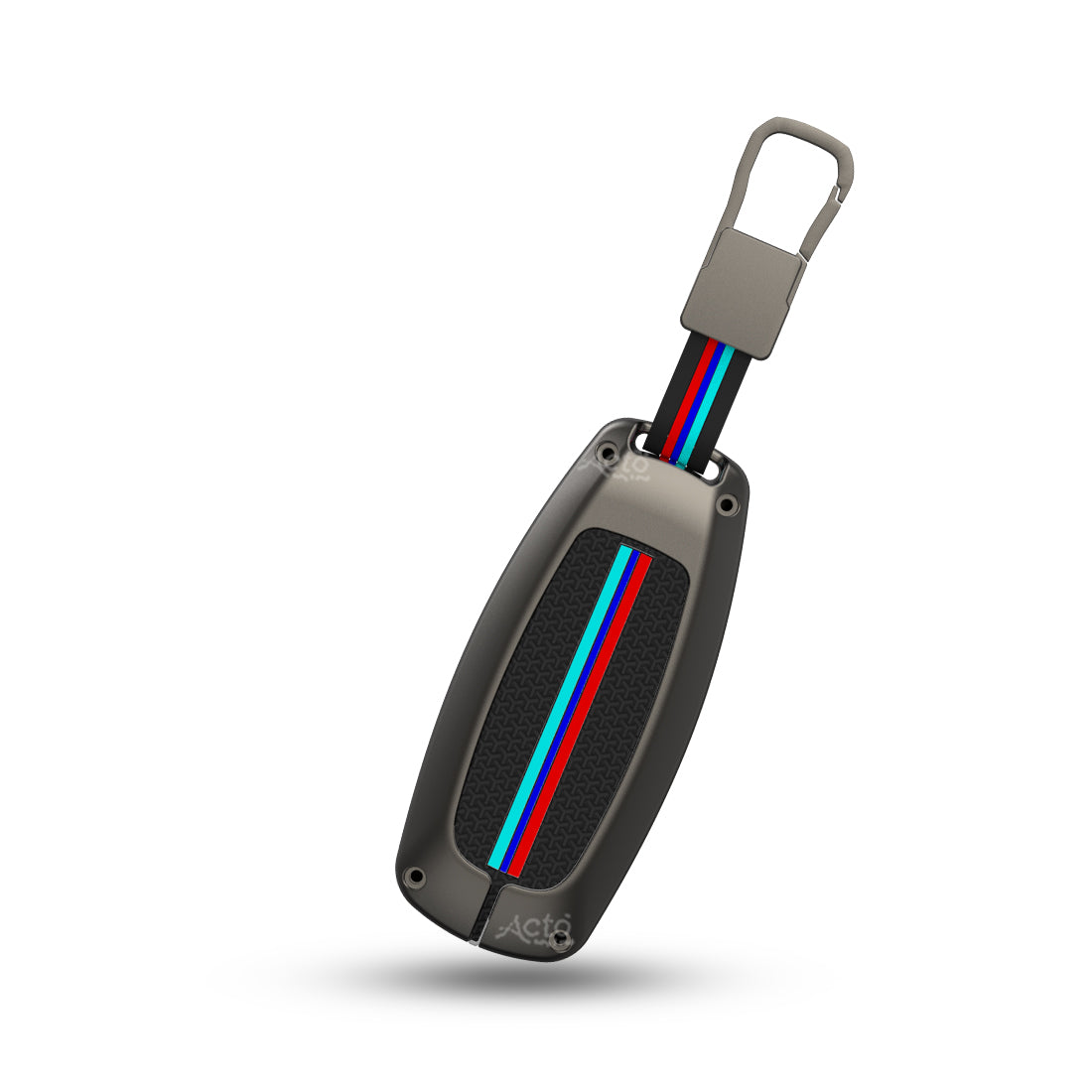 Acto Car Key Cover Metal Silicone Compatible with Maruti Suzuki