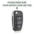 Acto TPU Gold Series Car Key Cover With Diamond Key Ring For Audi A5