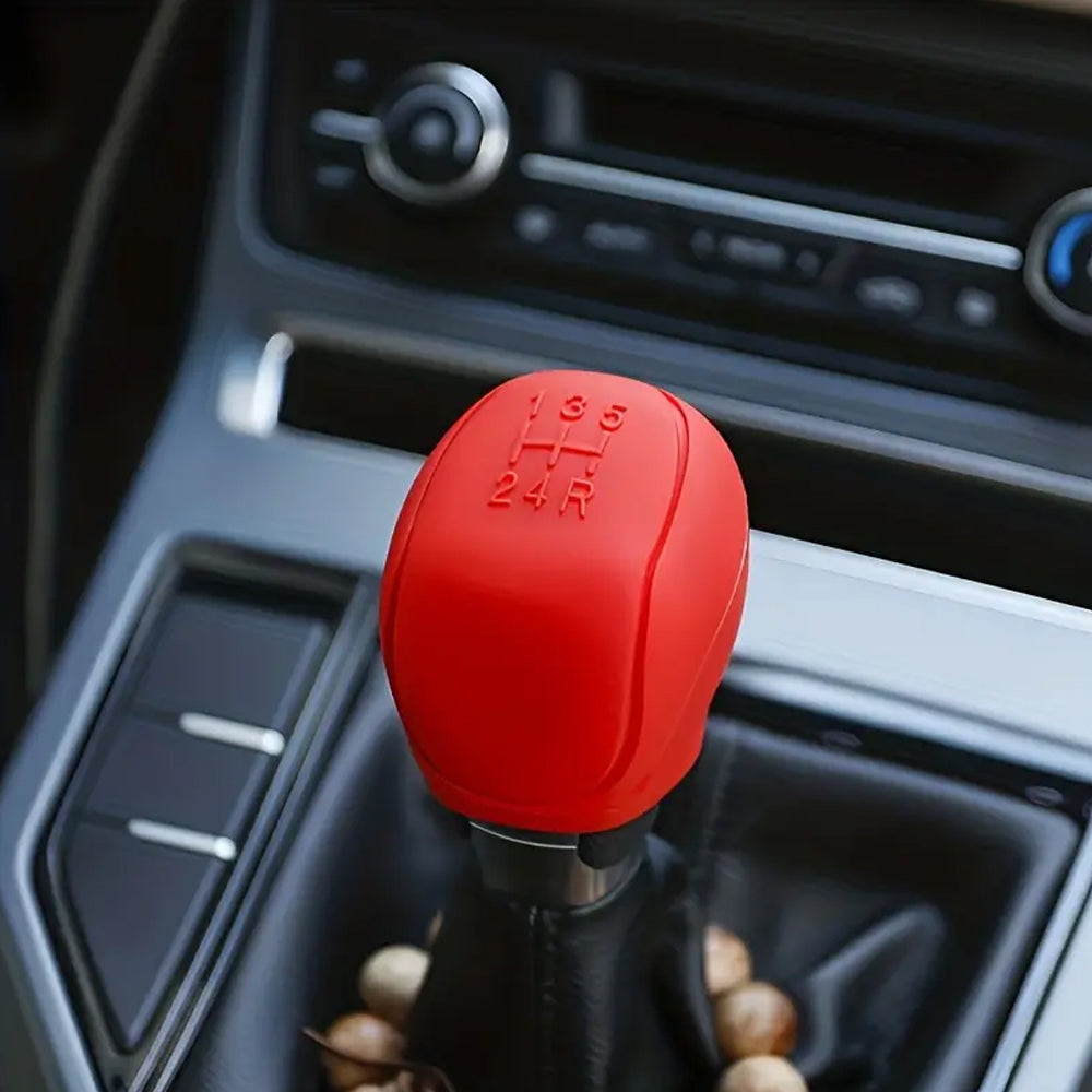 ACTO SILICONE HANDBREAK PLUS GEAR KNOB COVER  COMBO FOR ALL CARS IN MULTIPLE COLOR