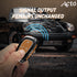 Acto Metal Sapphire Key Cover and Key chain Compatible with Tata Altroz I Harrier I Nexon Pack of 1 Set (Glow in the Night)
